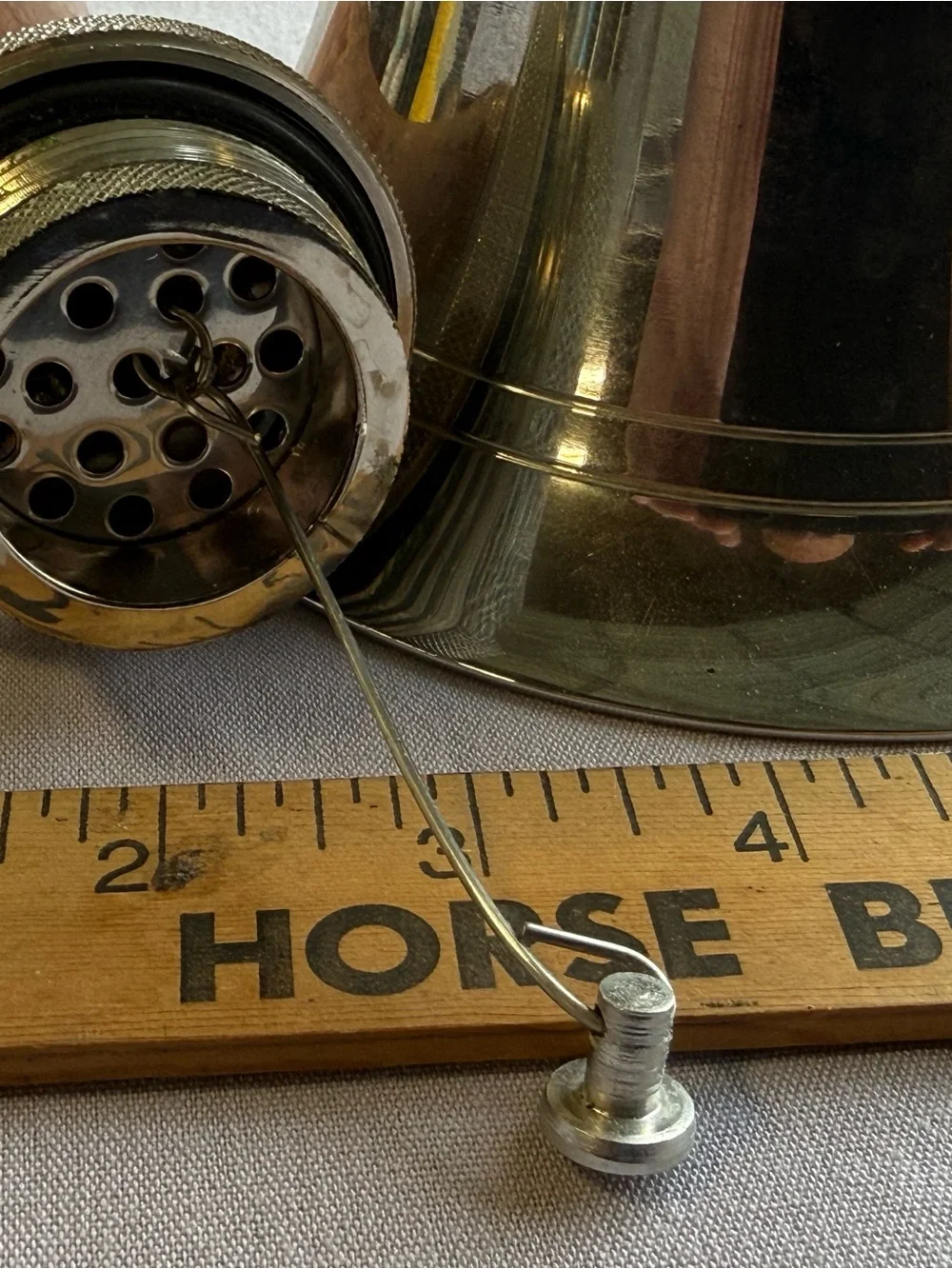 Bruce de Montmorency silverplate wood